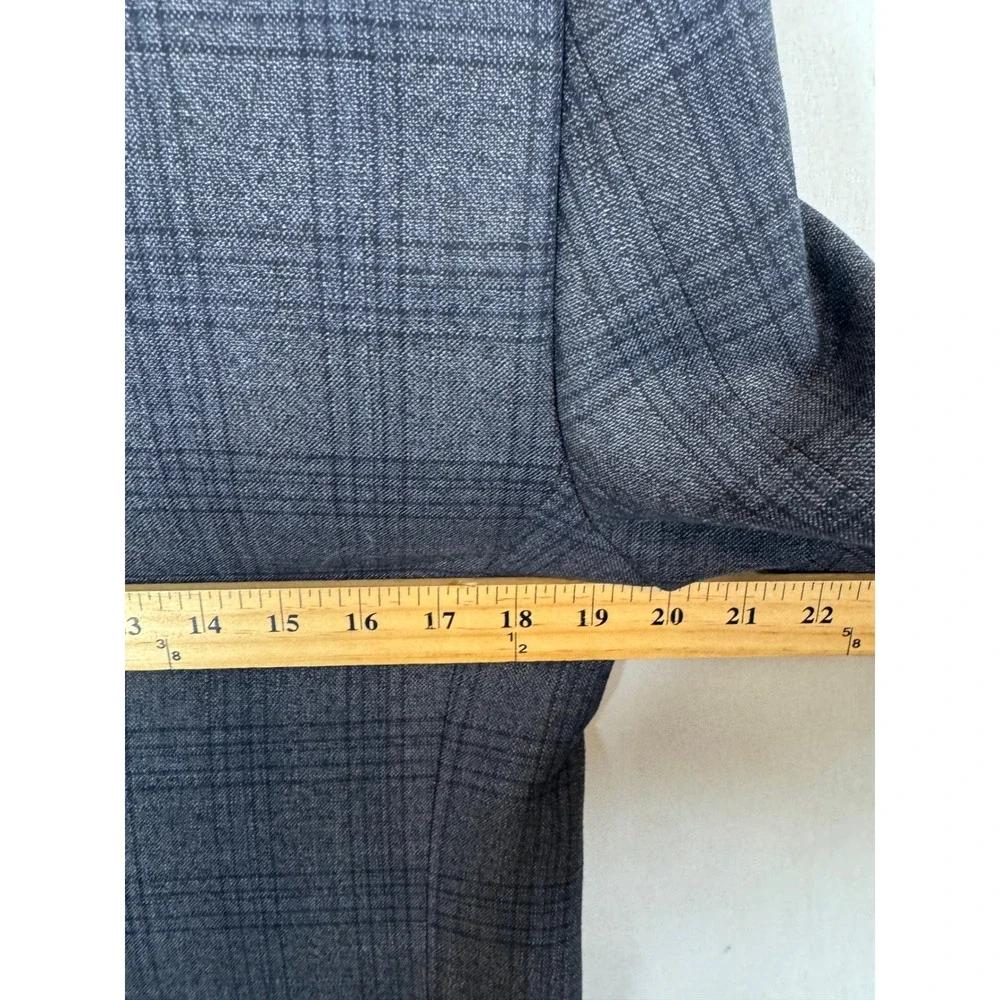 Sondergaard Copenhagen Mens Grey‎ Plaid Slim Fit Blazer Jacket 38R SSJF075
